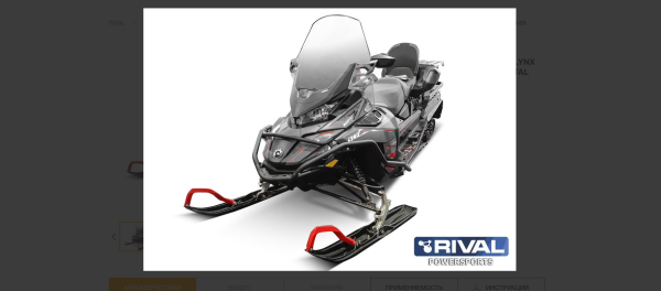 Бампер передний с боковой защитой BRP Lynx Commander/59 Ranger/X-Terrain Brutal Radein Wide 20" комплект 2 части  Бампер передний с боковой защитой BRP Lynx Commander/59 Ranger/X-Terrain Brutal Radein Wide 20" комплект 2 части